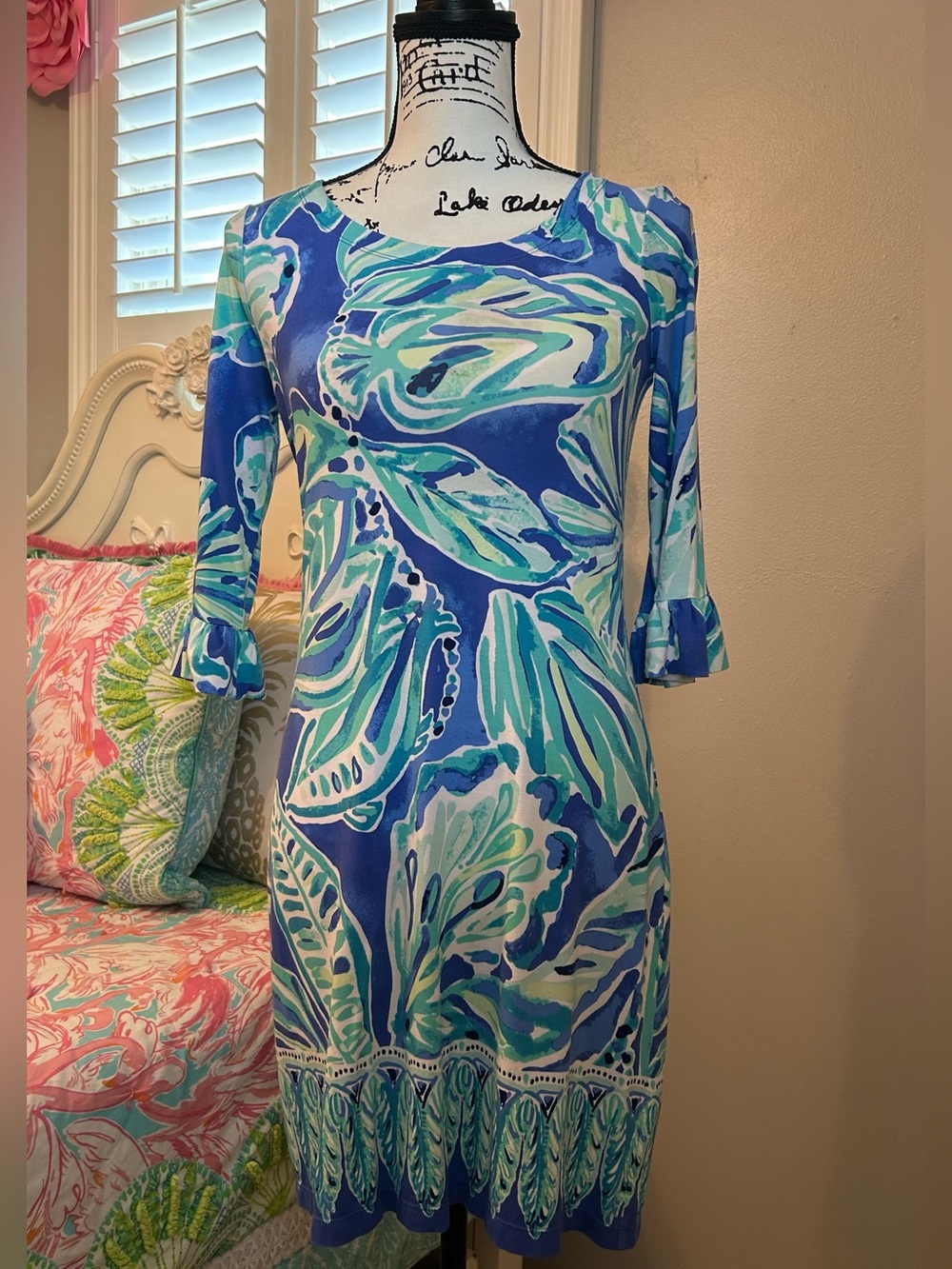Lilly Pulitzer Sophie ruffle dress, Size XS